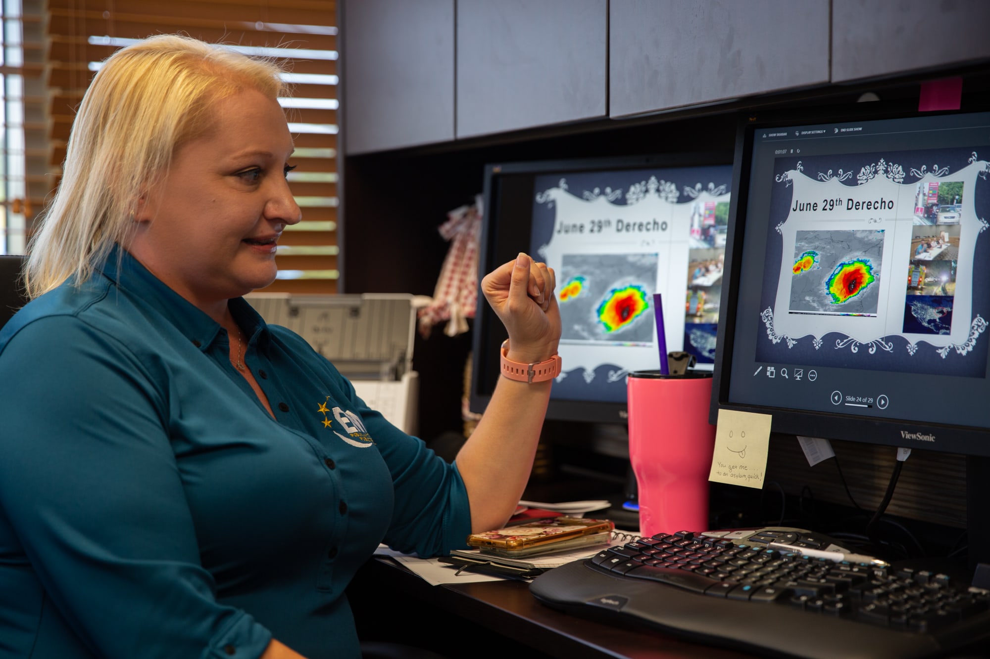 Laura Pysz, director of Harrison County Emergency Management in West Virginia, called the 2012 derecho “a storm they say that could never have happened.” (Briana Castañón/News21)