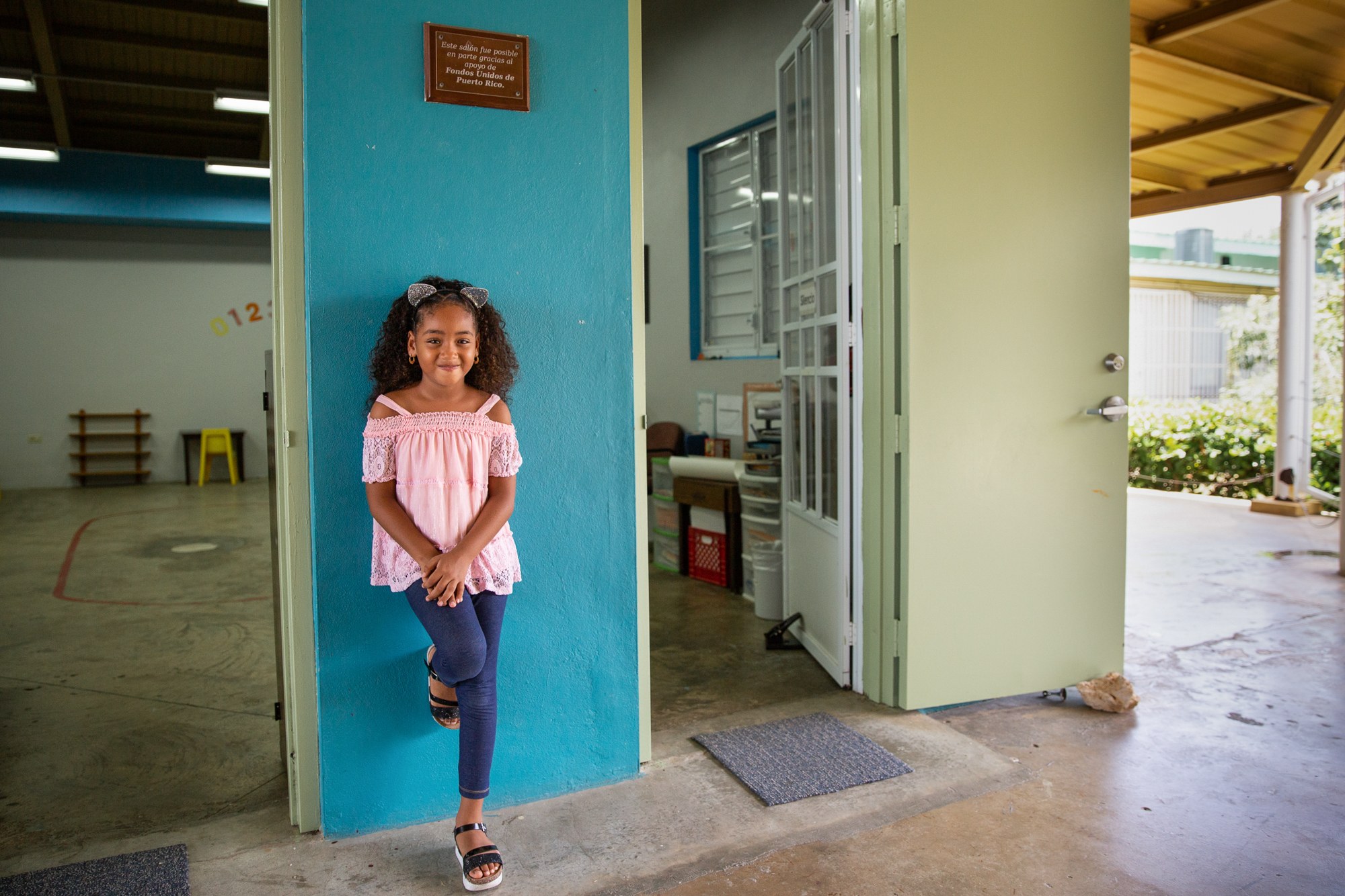 Jailiany Delgado - Jailiany Correa was 5 when Hurricane Maria slammed into Puerto Rico. She doesn’t remember much about the storm, but her grandmother says the girl just wanted to return home. “She would call me every day and be like, ’I want to go back home, I want to go back home, I want to see you,’” Deborah Delgado said. (Ellen O’Brien/News21)