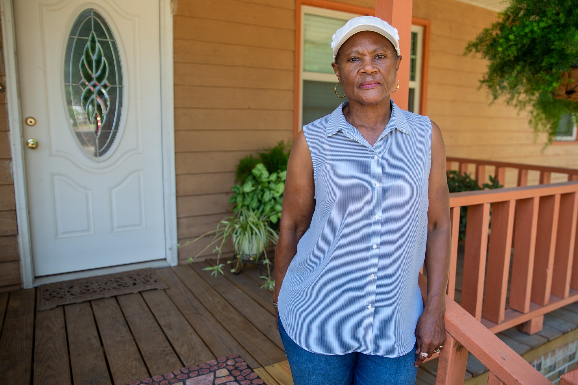Rose Campbell - Rose Campbell, 64, of Nichols, South Carolina, says she was “sharp as a tack,” before Hurricanes Mathew and Florence, but the stress has taken a toll on her mind. “I’m hoping and praying, trusting that God will look down on his people, suffering from these two disasters,” she said. “You’ve got to have hope.” (Harrison Mantas/News21)
