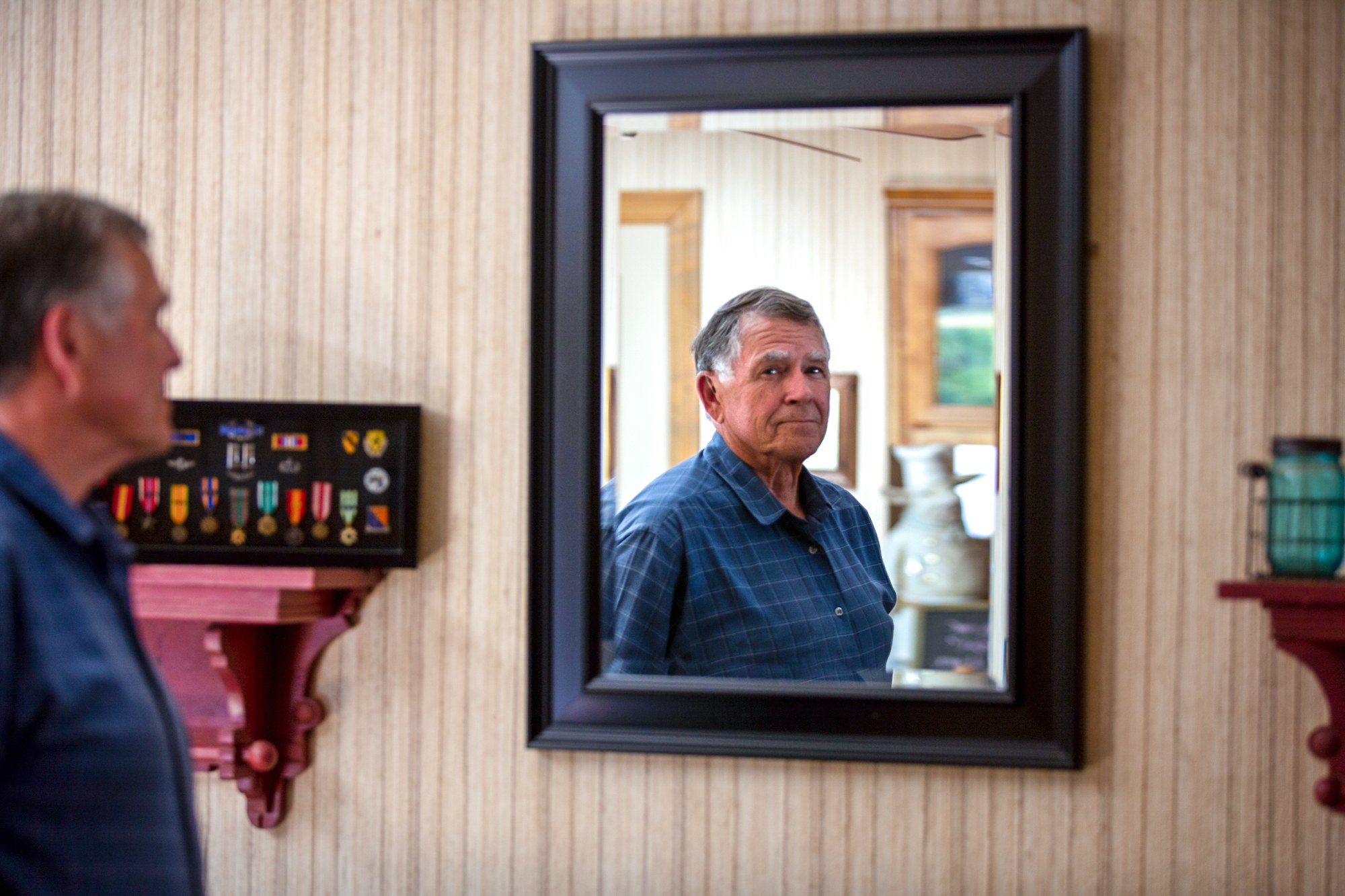 Tom Twist - Tom Twist, a decorated veteran of the Vietnam War, said he sees many similarities between the firefights of Vietnam and the chaos of fighting a wildfire. The longtime resident of Shingletown, California, and co-founder of the volunteer fire department works with the local Fire Safe Council to help the community stay ready for fire season. (Anton L. Delgado/News21)