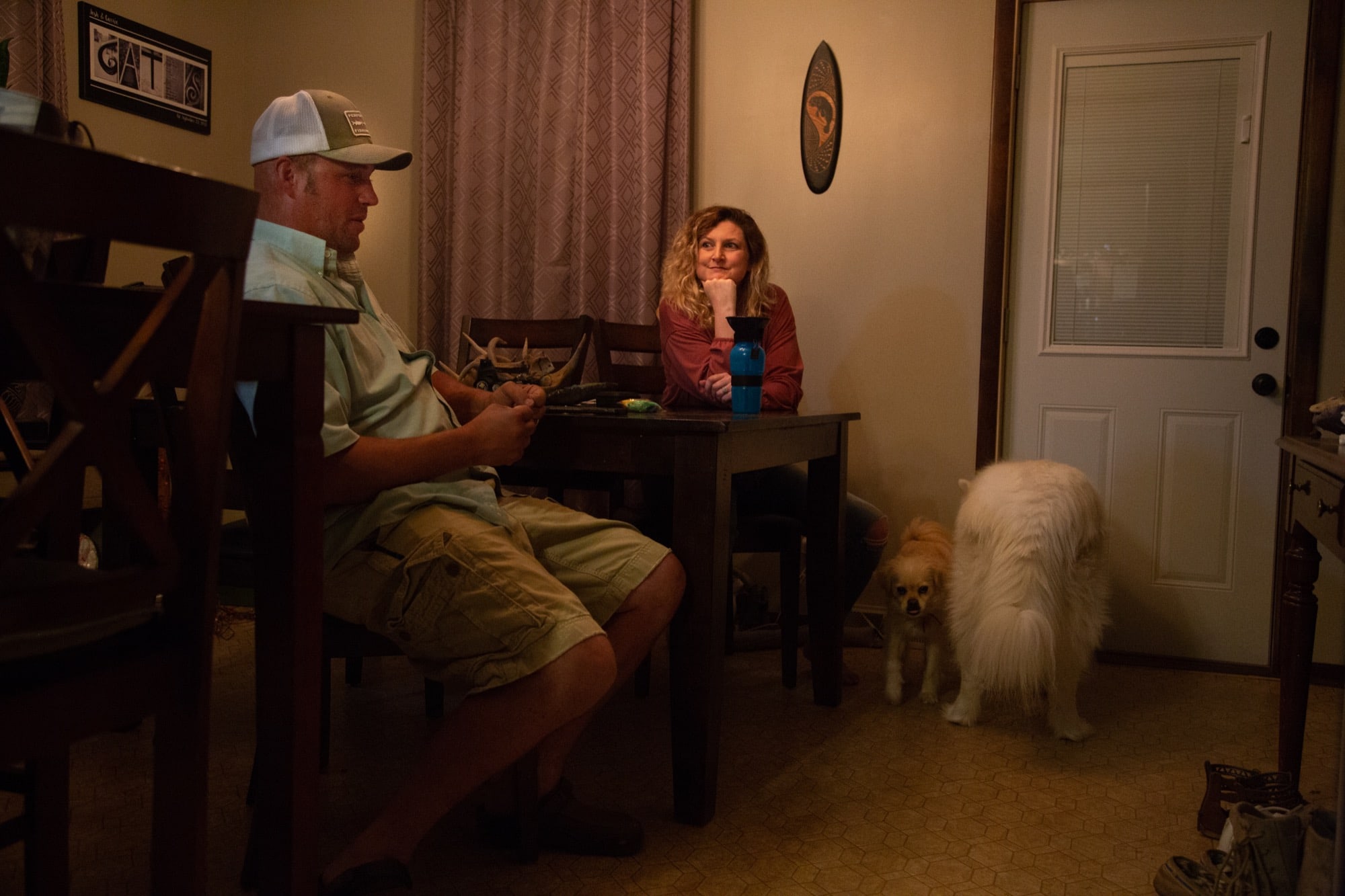 Josh and Carrie Gates have gotten counseling for the emotional trauma they suffered five years ago, when a tornado pulled Carrie from their apartment in Platteville, Wisconsin, leaving her severely injured. Carrie said she was diagnosed with PTSD in June. (Allie Barton/News21)