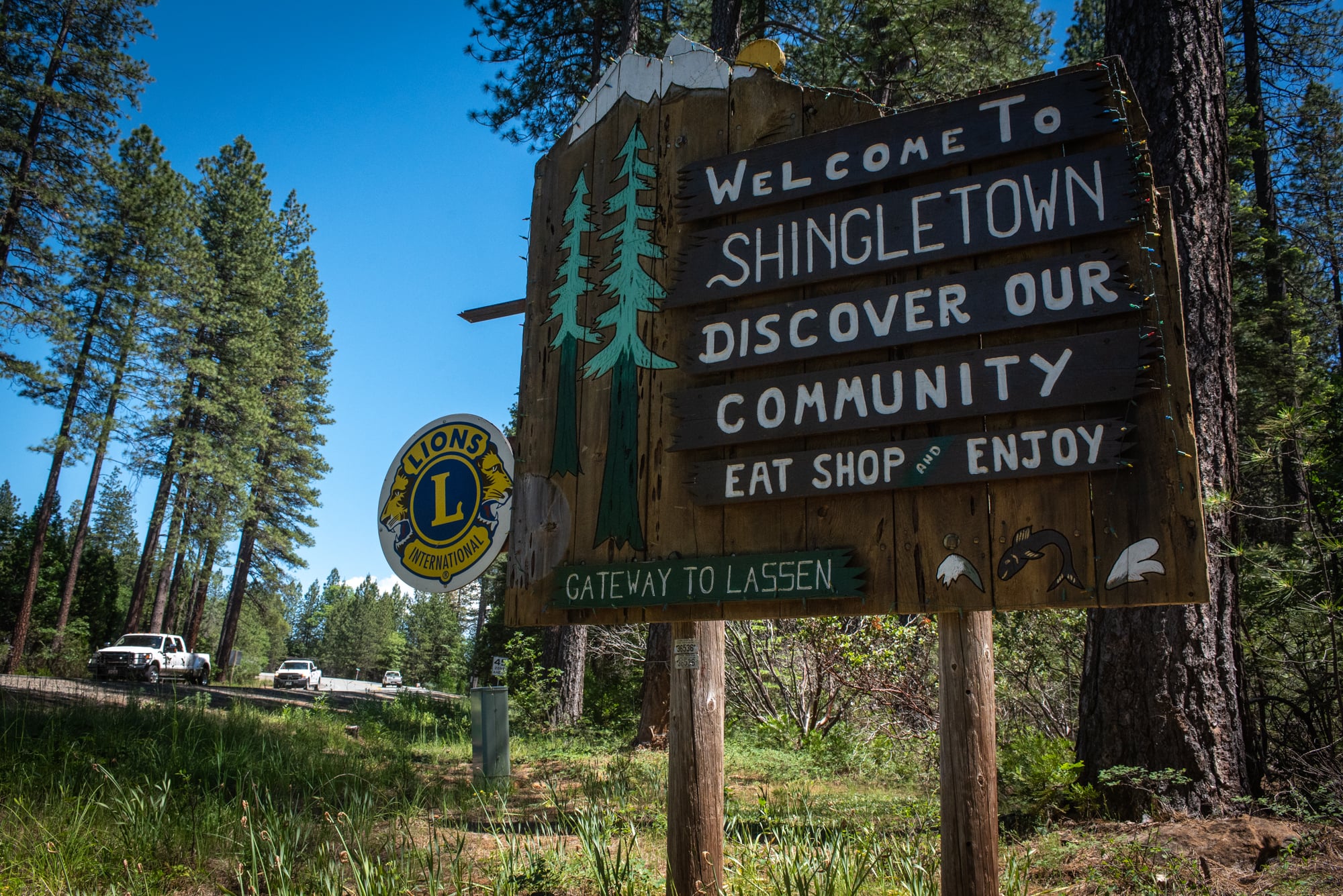 Shingletown, California, got its name from its heyday making wooden roofing materials. The wildfire-vulnerable town has two nicknames, Little Paradise and Gateway to Mount Lassen. (Anton L. Delgado/News21)
